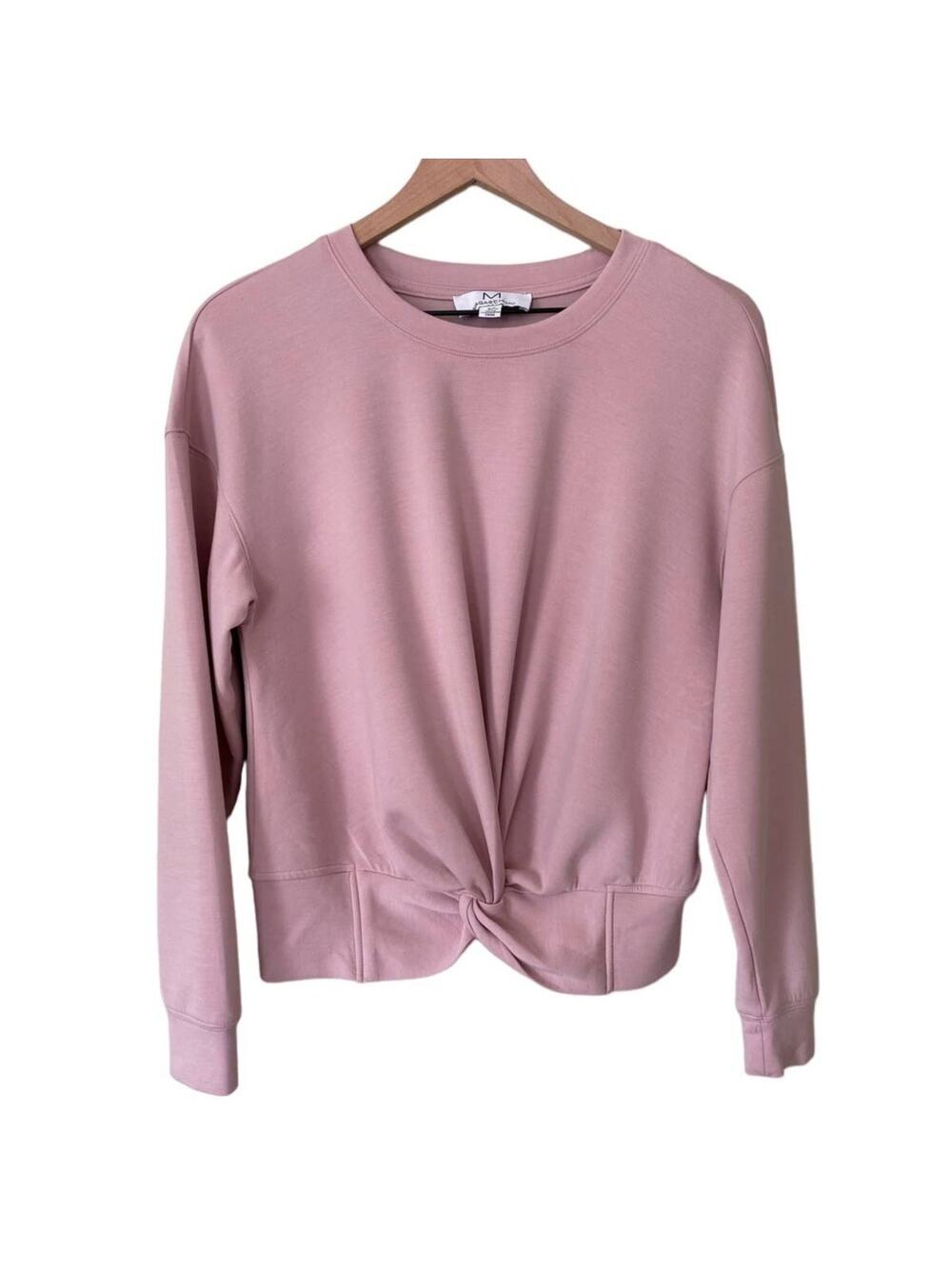 Magaschoni Pink Sweatshirt Twist Front